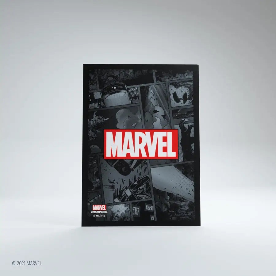Art Sleeves: Marvel Champions - Marvel Black (50 + 1) - Gamegenic - Accessories