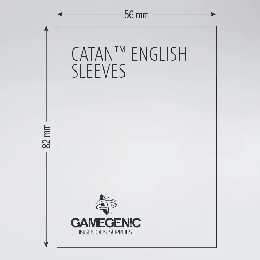 Board Game Sleeves: Matte - Catan - Red (60) - Gamegenic - Accessories