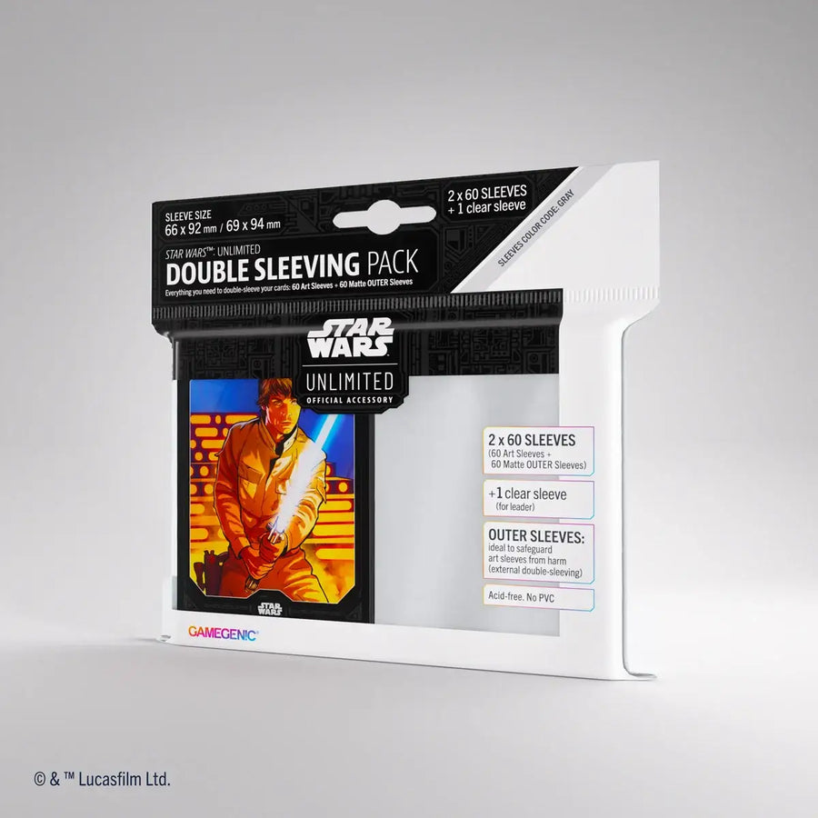 Double Sleeving Pack: Star Wars Unlimited - Luke Skywalker - Gamegenic - Accessories