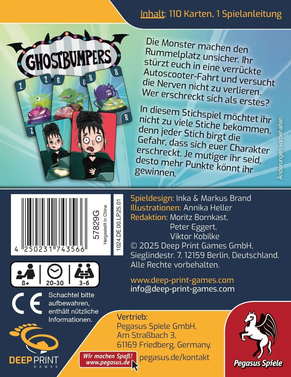 Ghostbumpers (DE) - Deep Print Games - Board Games