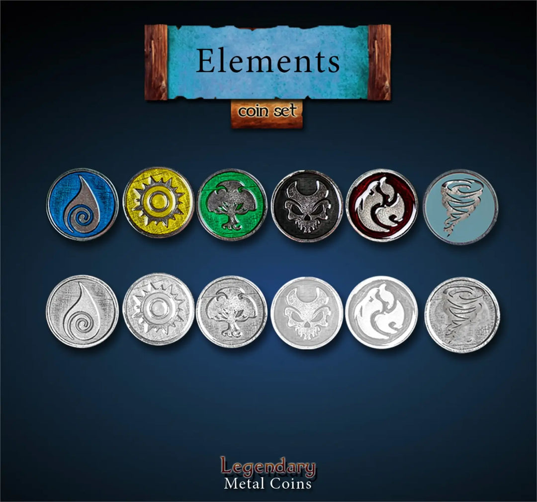 Gloomhaven: Elements Pack - 6 Elements - Drawlab - Accessories