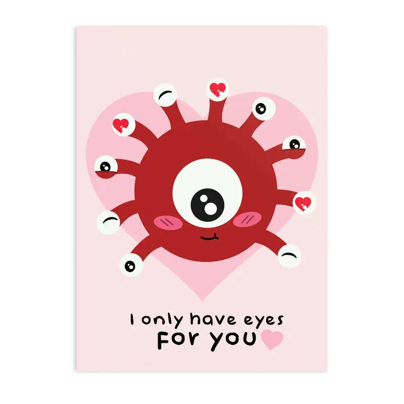 Greeting Card: Only Eyes for You - Glassstaff - Accessories