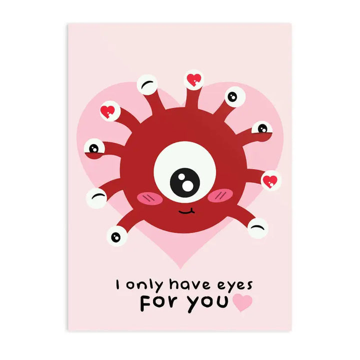 Greeting Card: Only Eyes for You - Glassstaff - Accessories