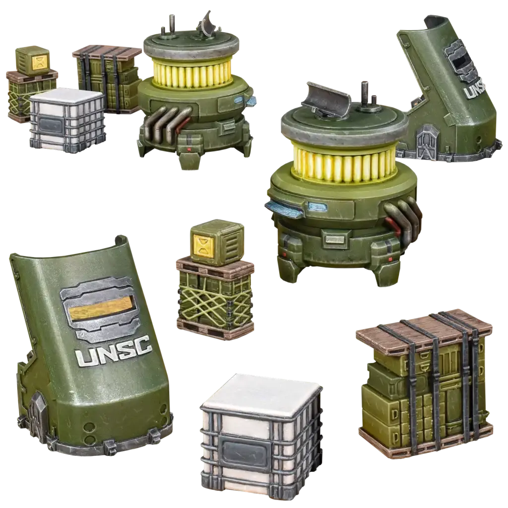 Halo: Flashpoint - UNSC Scenery Set - Mantic Games - Accessories