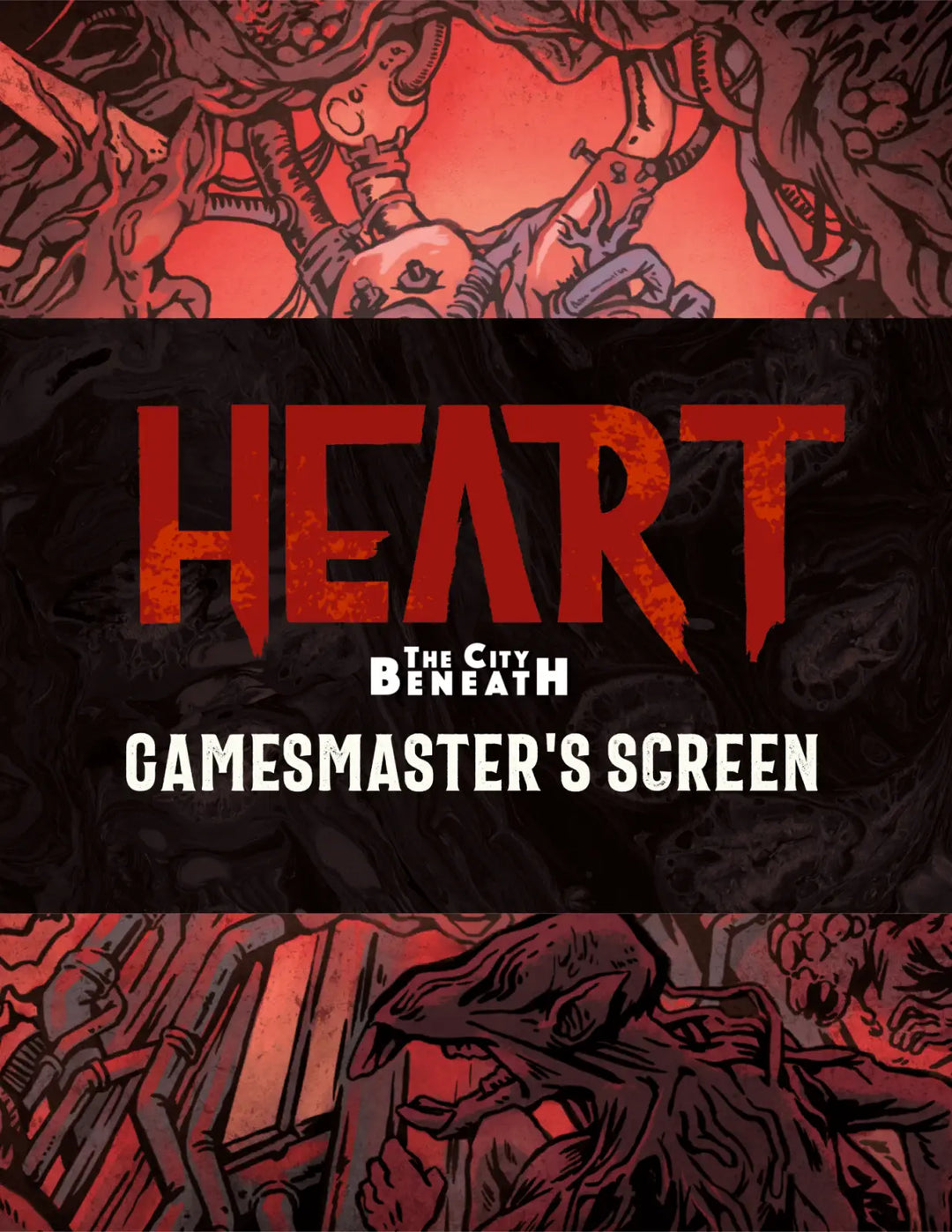 Heart: The City Beneath - GM Screen (EN) - Rowan Rook and Decard - Roleplaying Games