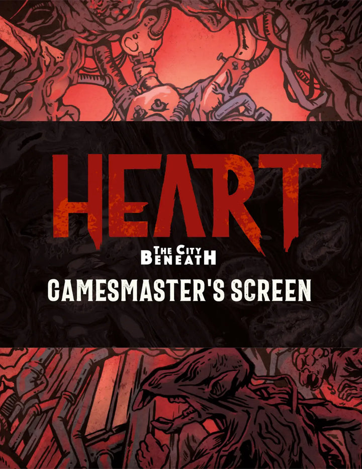 Heart: The City Beneath - GM Screen (EN) - Rowan Rook and Decard - Roleplaying Games