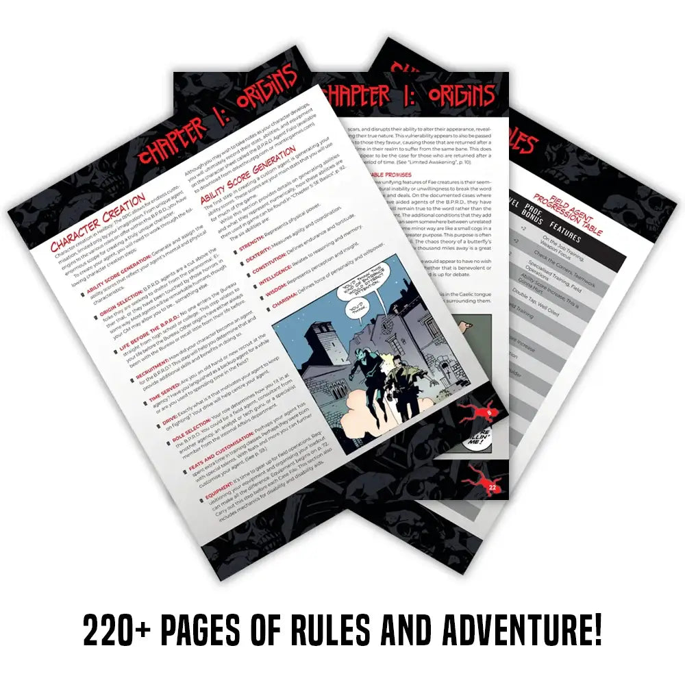 Hellboy RPG: Rulebook (EN) - Mantic Games - Roleplaying Games