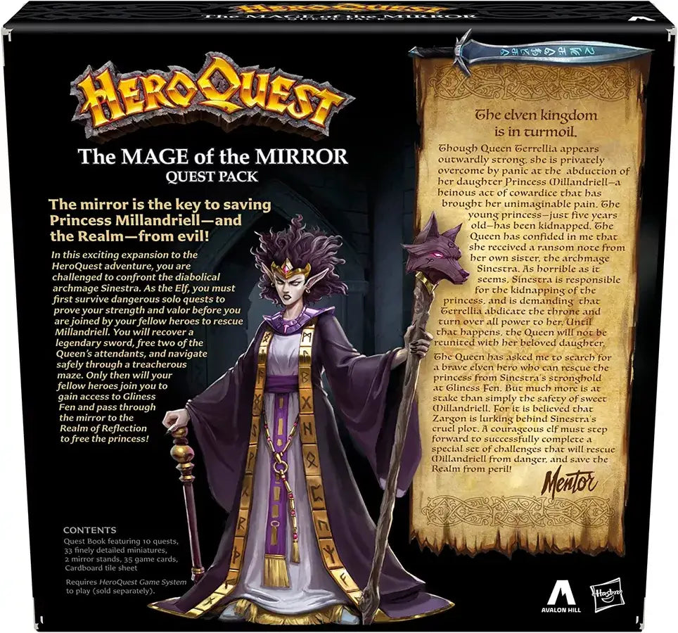 HeroQuest: The Mage of the Mirror (EN) - Avalon Hill Games - Board Games