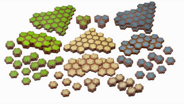 HeroScape: Terrain Expansion - Lands of Valhalla (EN) - Renegade Game Studios - Miniature Games