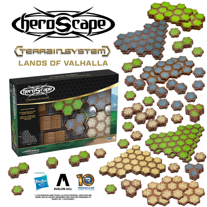 HeroScape: Terrain Expansion - Lands of Valhalla (EN) - Renegade Game Studios - Miniature Games