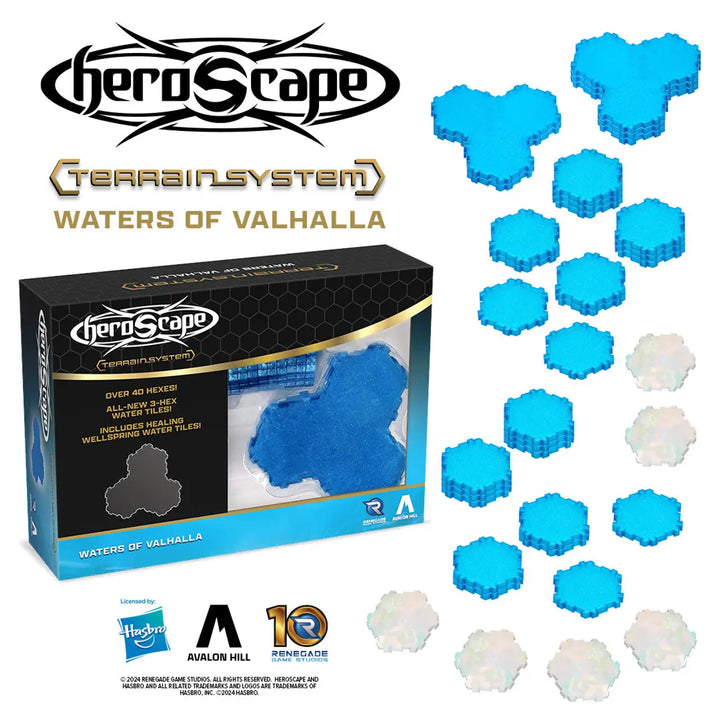 HeroScape: Terrain Expansion - Waters of Valhalla (EN) - Renegade Game Studios - Miniature Games