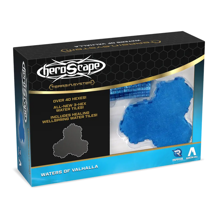 HeroScape: Terrain Expansion - Waters of Valhalla (EN) - Renegade Game Studios - Miniature Games