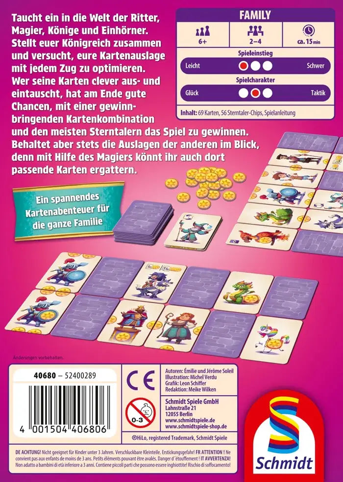 HiLo: Dein Königreich (DE) - Schmidt Spiele - Board Games