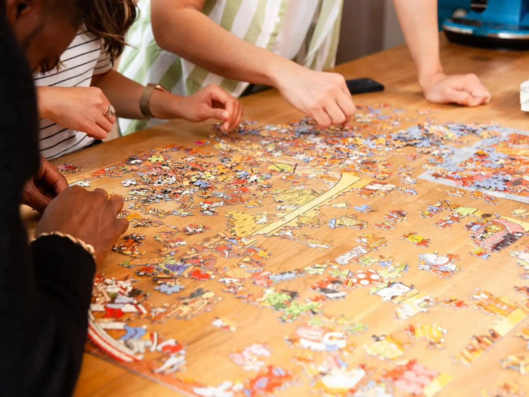 Puzzle: Mayhem At The Library (1000pcs) - Big Potatoe Games - Board Games