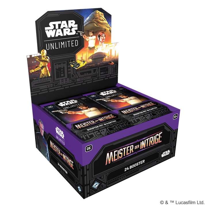 Star Wars: Unlimited - Meister der Intrige - Display (24 Booster) (DE)