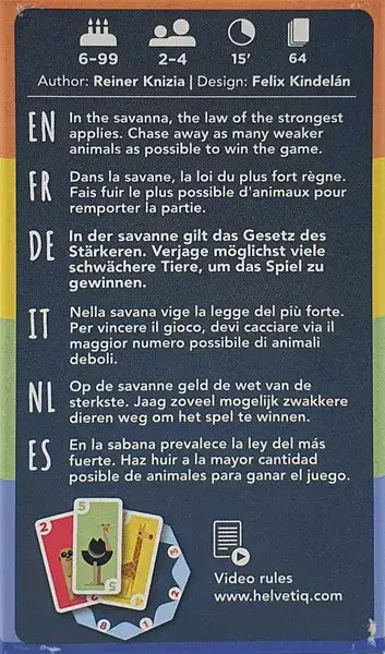 Kariba (DE/EN/FR/IT) - Helvetiq - Board Games