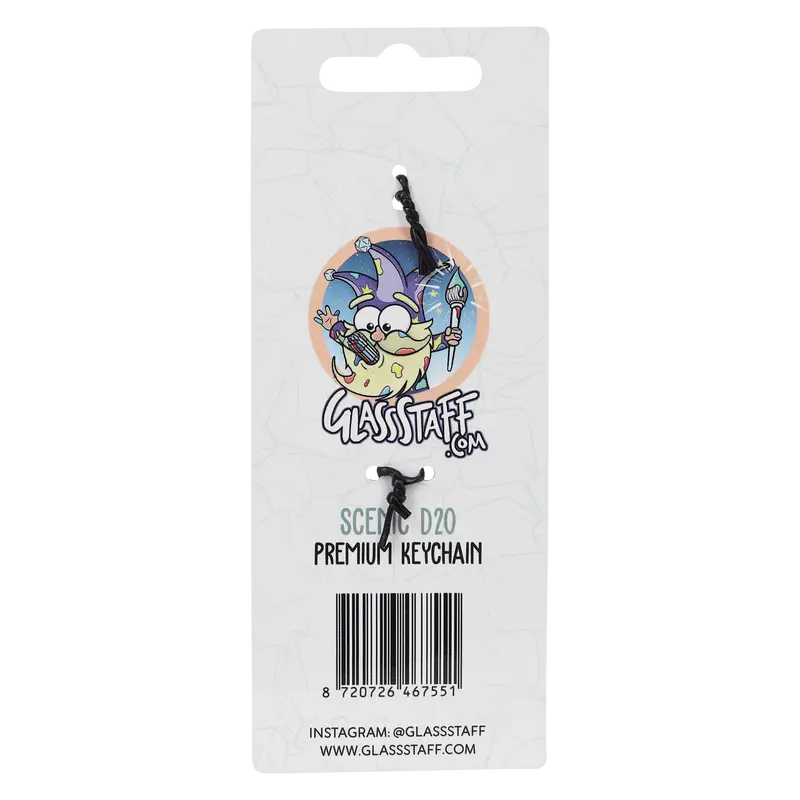 Keychain: A d20 Scene - Glassstaff - Accessories