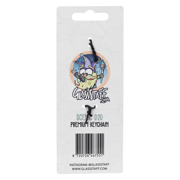 Keychain: A d20 Scene - Glassstaff - Accessories