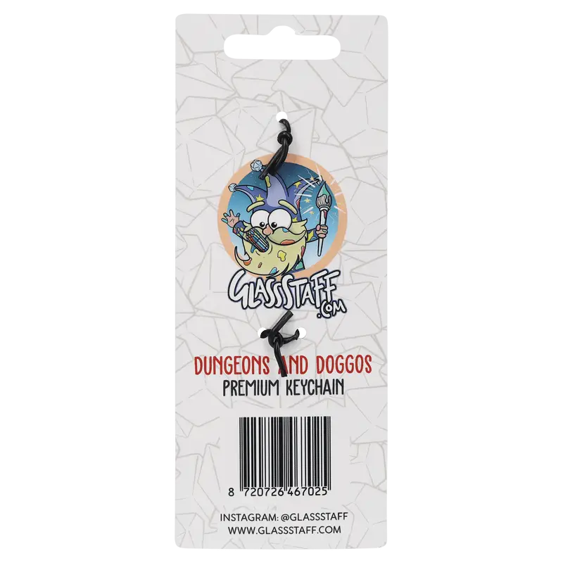 Keychain: Dungeons & Doggos - Glassstaff - Accessories