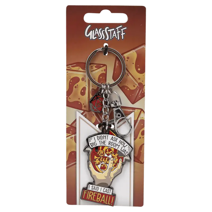 Keychain: I Cast Fireball - Glassstaff - Accessories