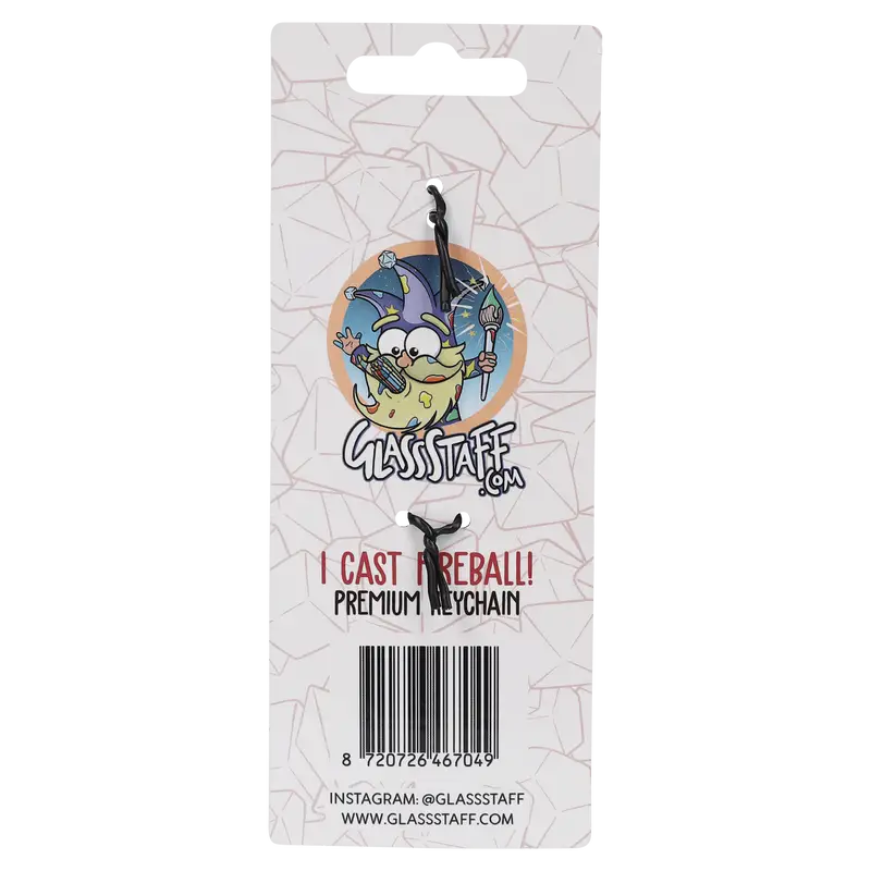 Keychain: I Cast Fireball - Glassstaff - Accessories