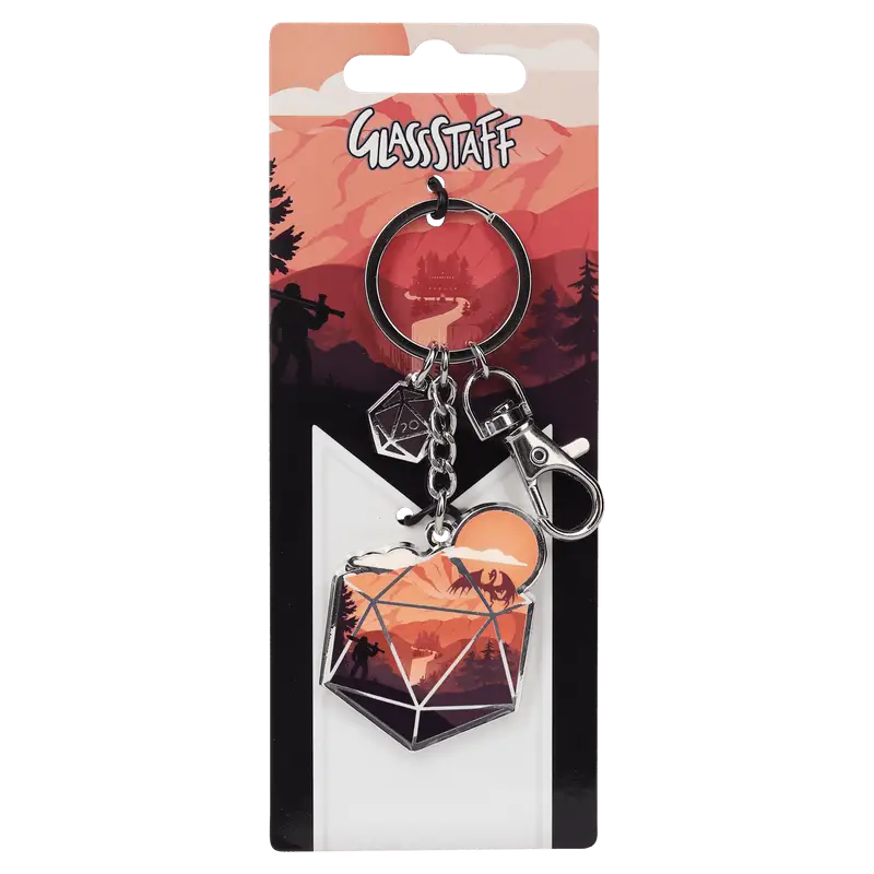 Keychain: The d20 Hero - Glassstaff - Accessories