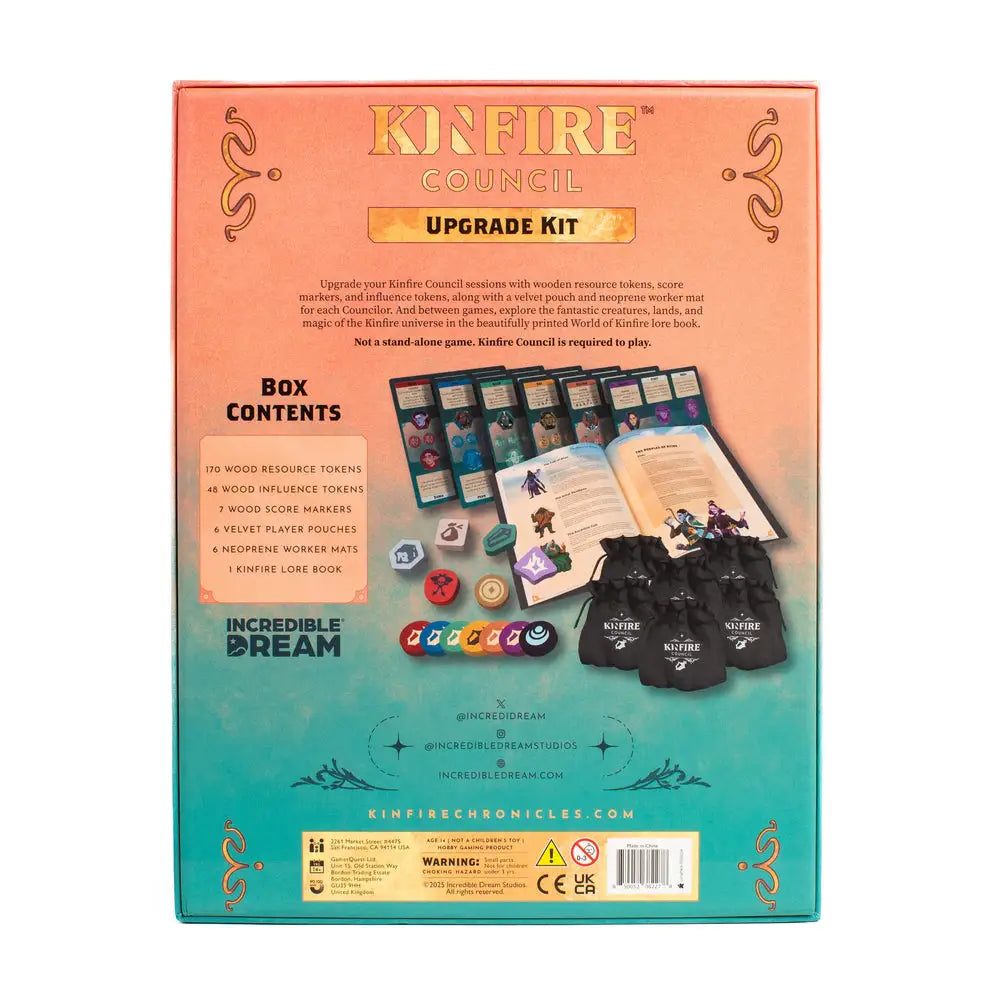 Kinfire Council: Upgrade Kit (EN) Incredible Dream Studios Board Games