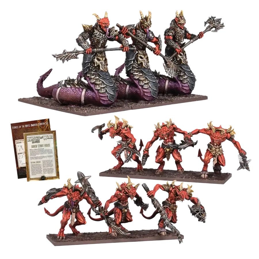 Kings of War: Forces of the Abyss - Ambush - Starter Set (EN) - Mantic Games - Miniature Games