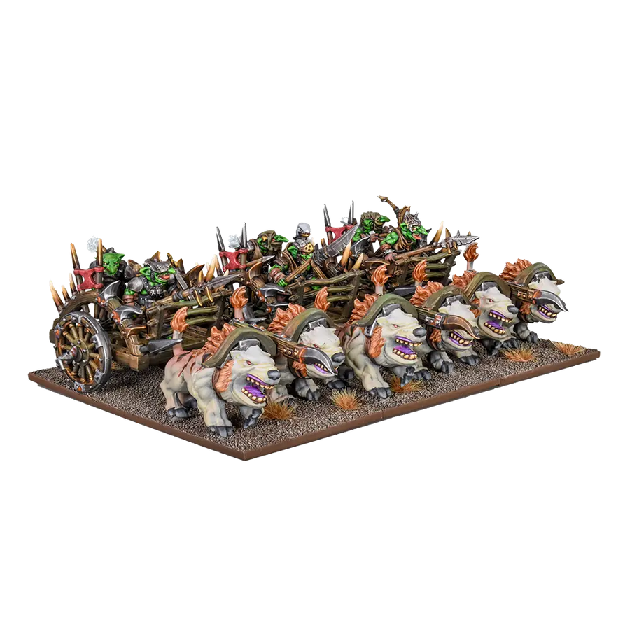Kings of War: Goblin - Chariots / Mincer Mob - Mantic Games - Miniature Games