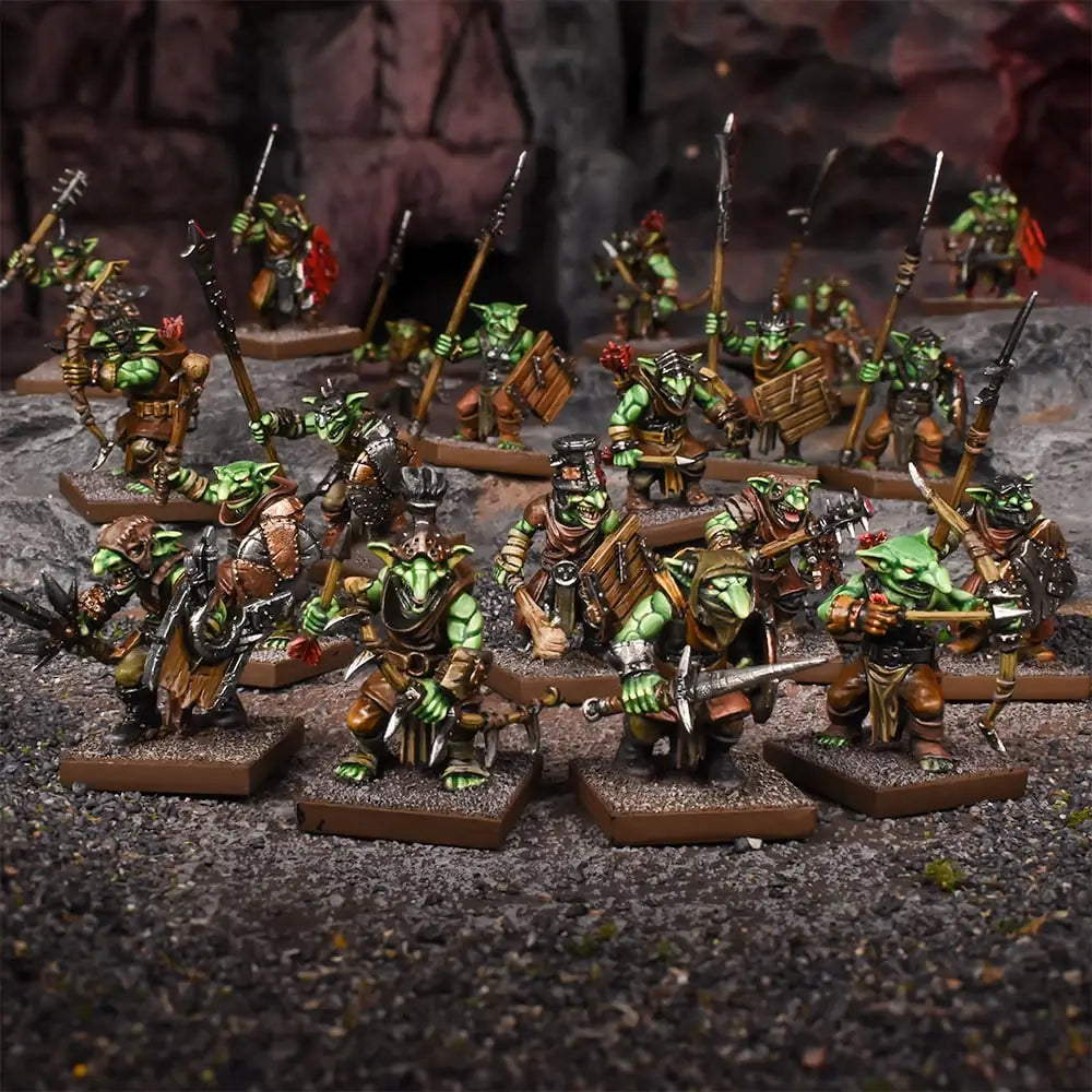 Kings of War: Goblin - Regiment - Mantic Games - Miniature Games