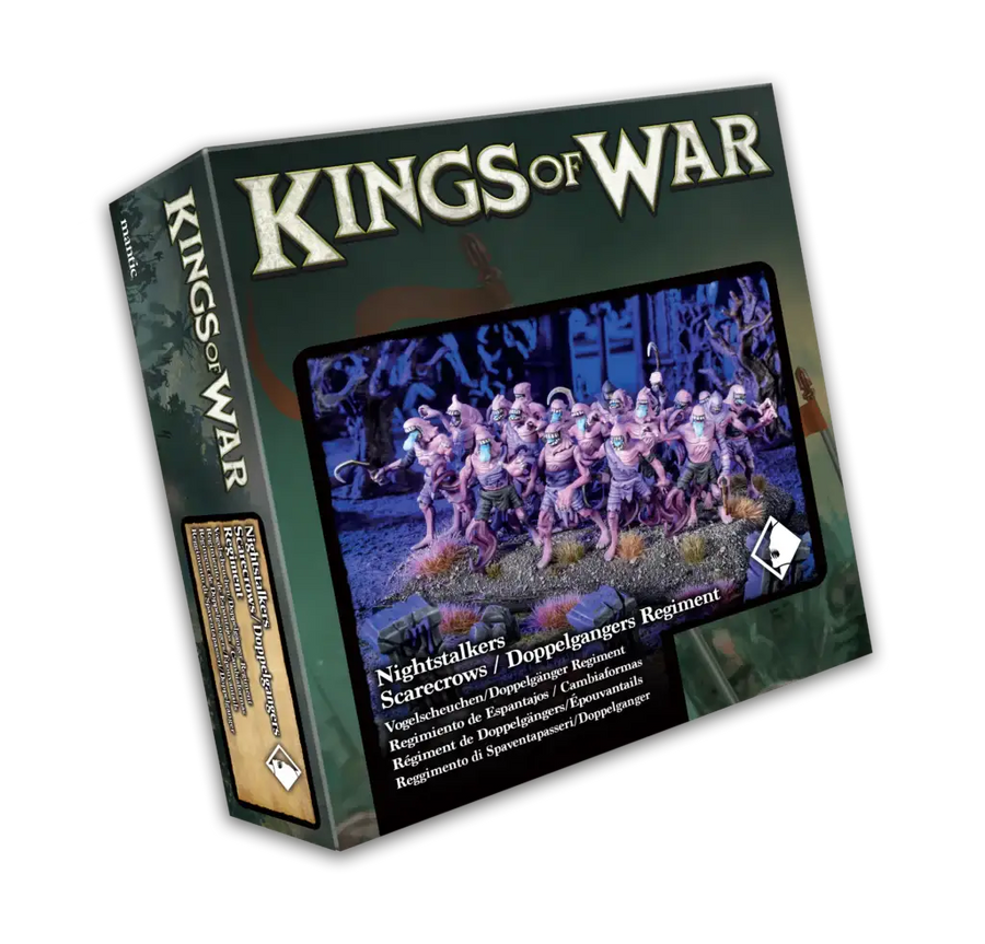Kings of War: Nightstalker - Scarecrows / Doppelgangers Regiment - Mantic Games - Miniature Games
