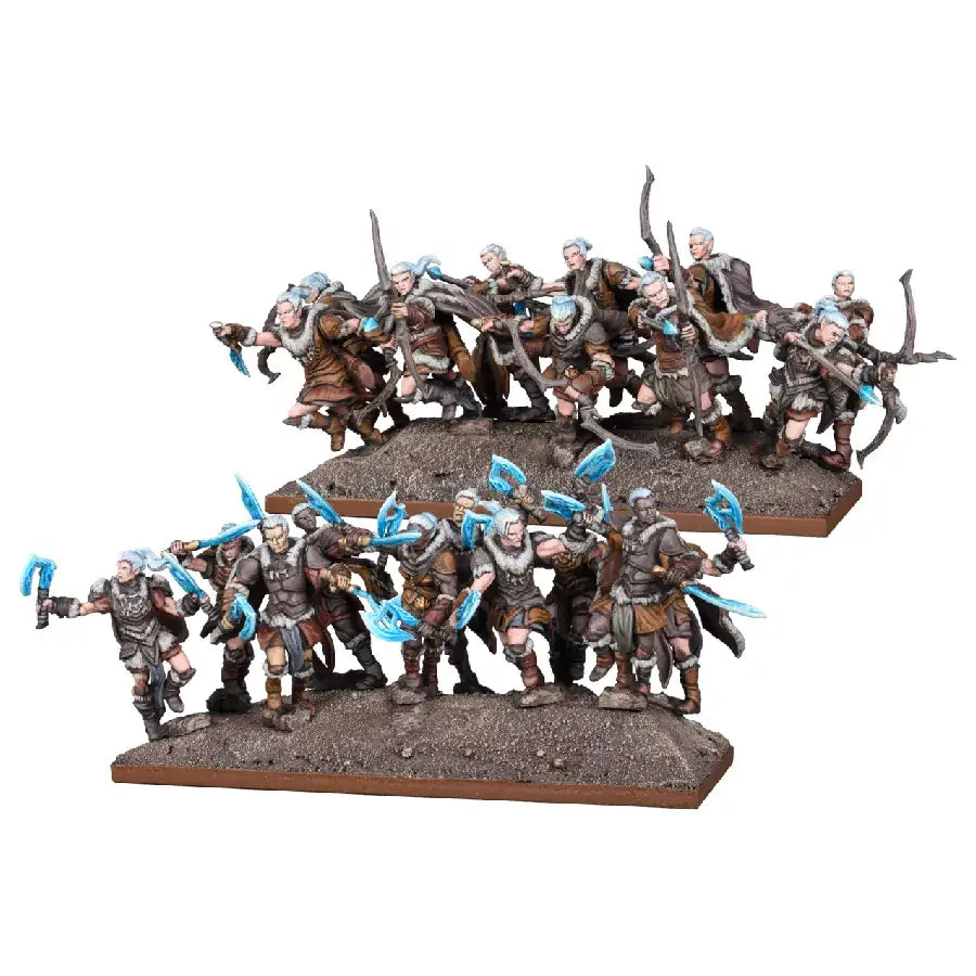 Kings of War: Northern Alliance - Ice Kin Hunter/ Berserker Regiment - Mantic Games - Miniature Games
