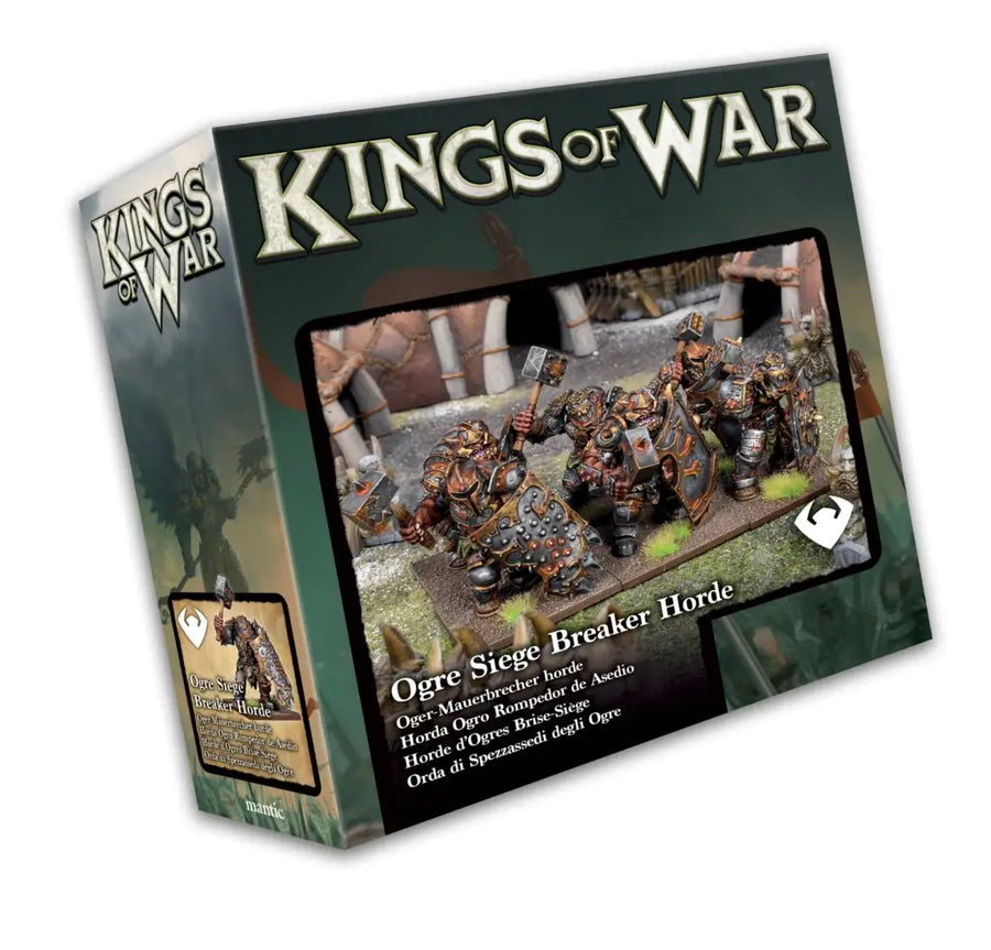 Kings of War: Ogre - Siege Breaker Horde - Mantic Games - Miniature Games