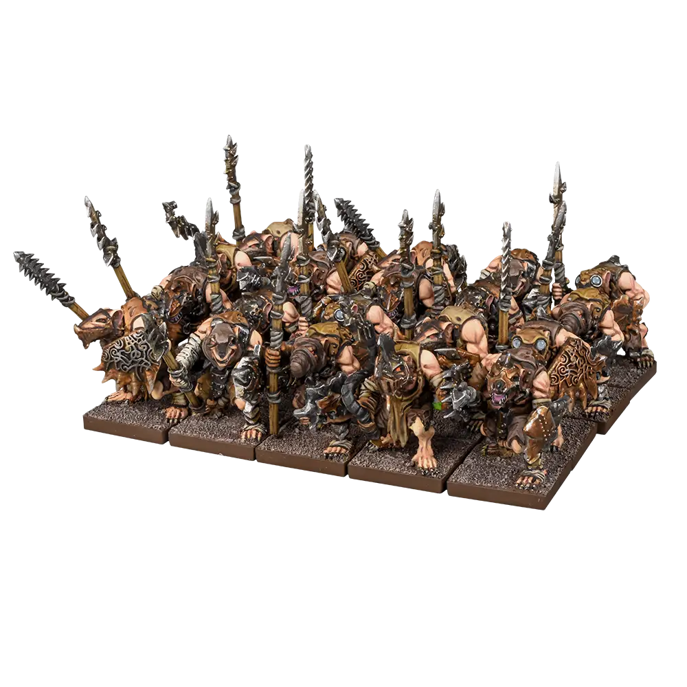 Kings of War: Ratkin - Warriors Regiment - Mantic Games - Miniature Games