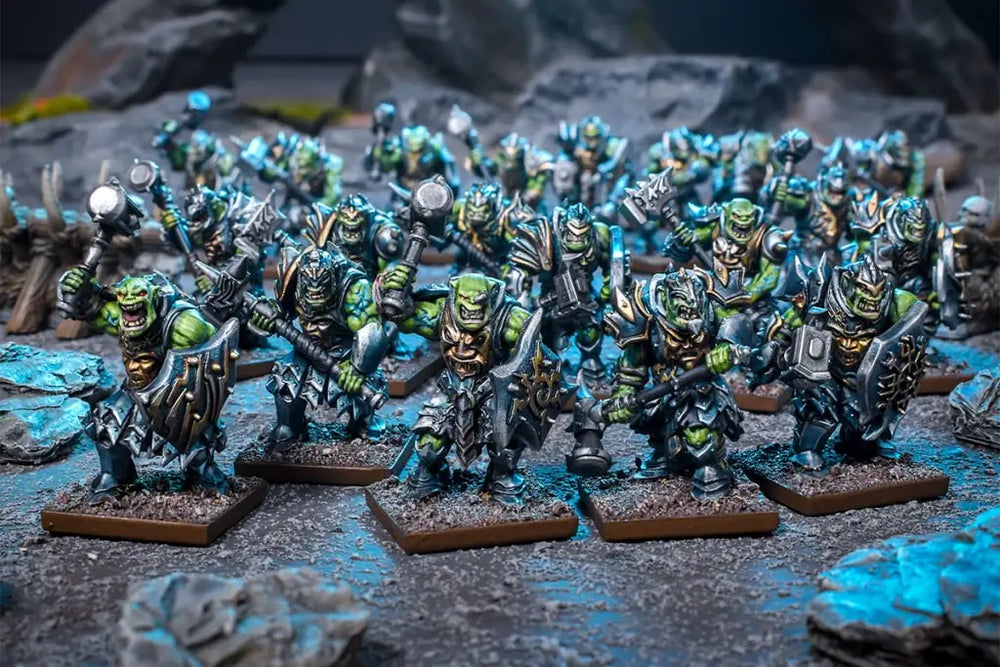 Kings of War: Riftforged Orc - Regiment - Mantic Games - Miniature Games