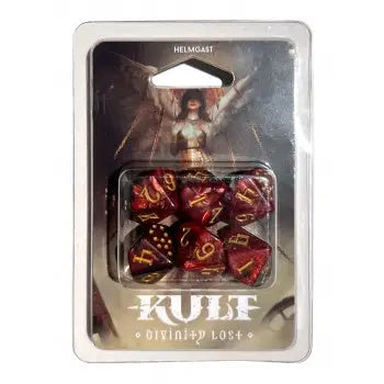 KULT: Divinity Lost - Inferno Edition Dice Set - Modiphius Entertainment - Roleplaying Games