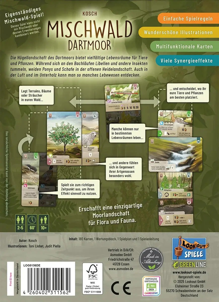 Mischwald: Dartmoor (DE) - WellPlayed.ch - Board Games