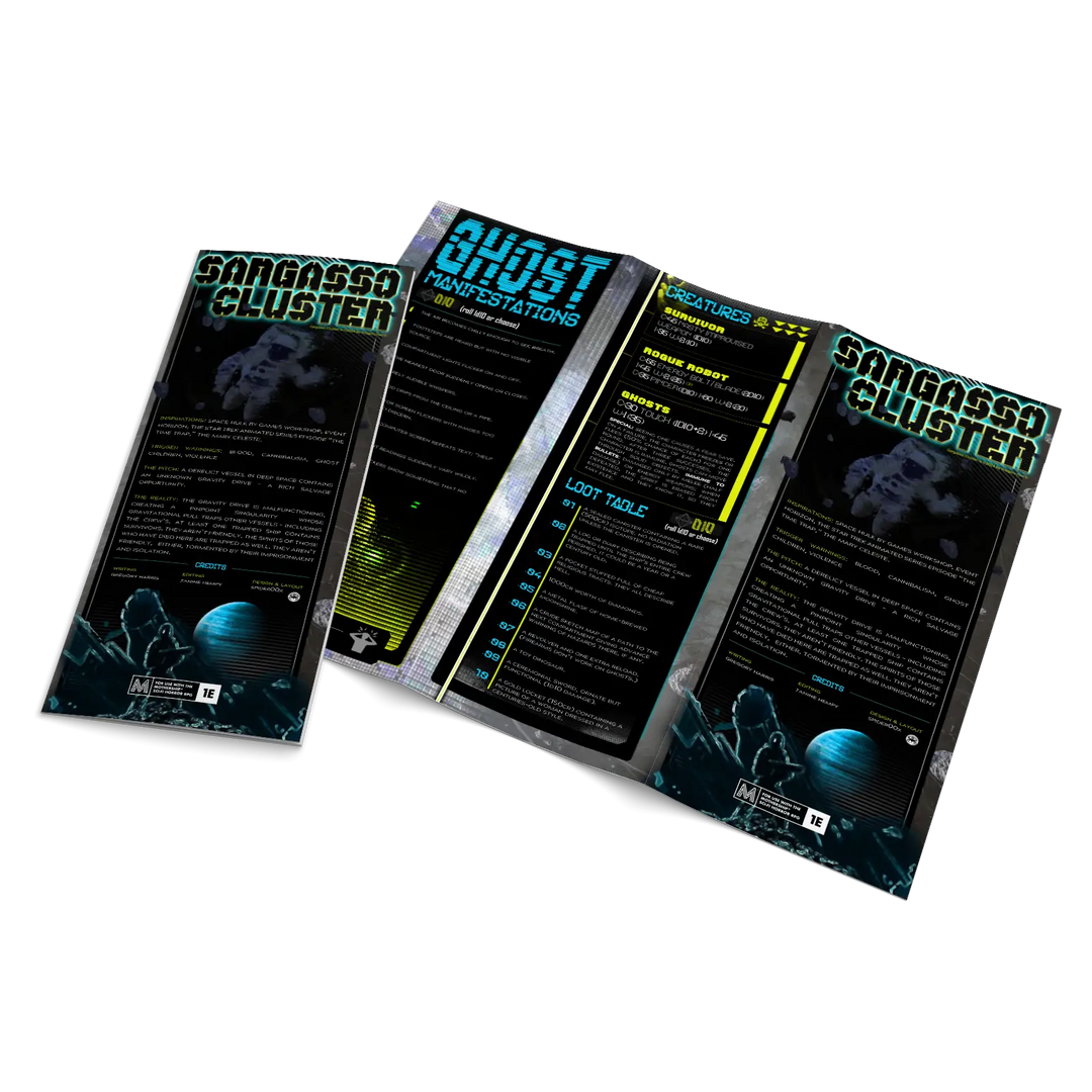 Mothership RPG: Sargasso Cluster (EN) - Tuesday Knight Games - Roleplaying Games