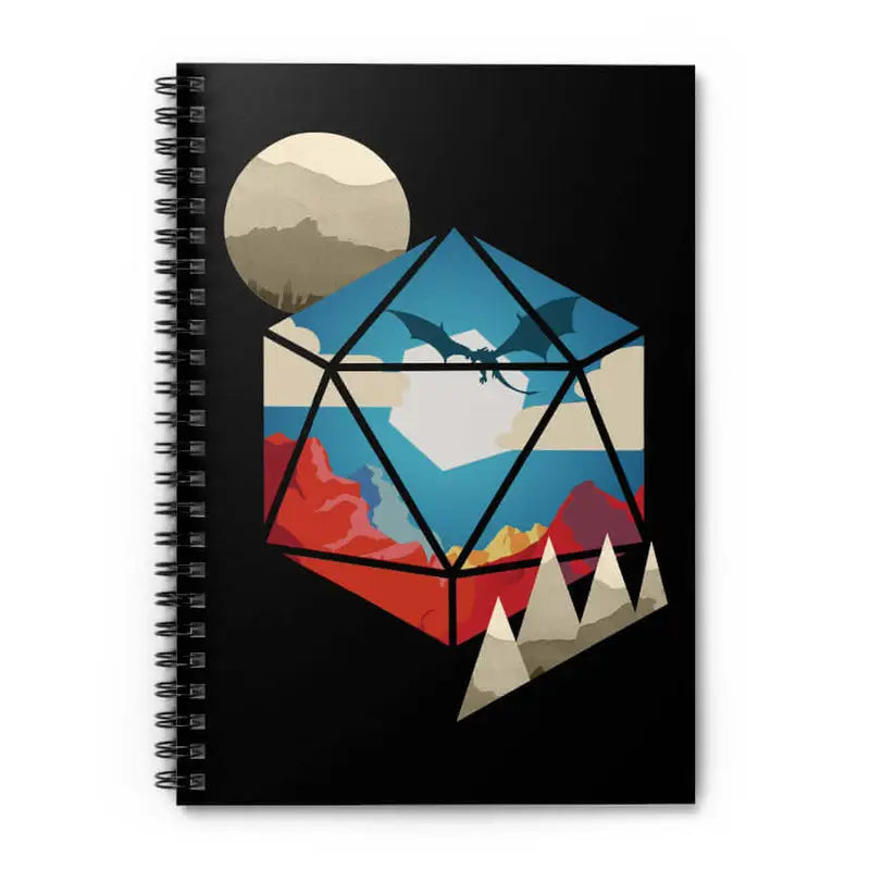 Notebook: Spiral - d20 World - Glassstaff - Accessories