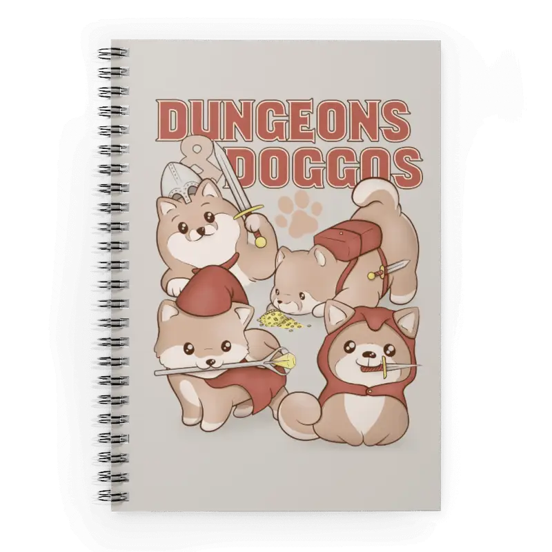 Notebook: Spiral - Dungeons & Doggos - Glassstaff - Accessories