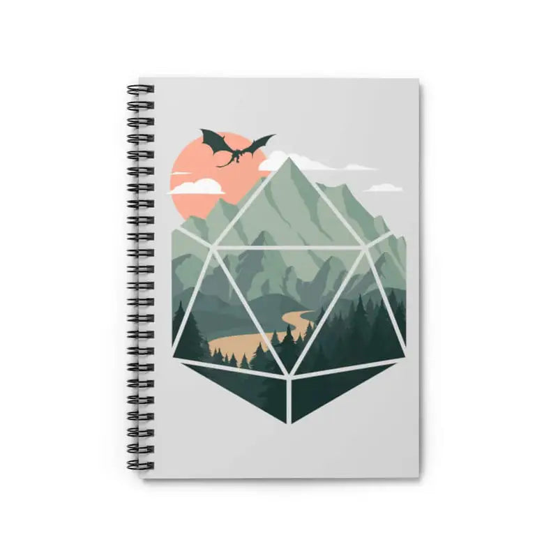 Notebook: Spiral - Scenic d20 - Glassstaff - Accessories