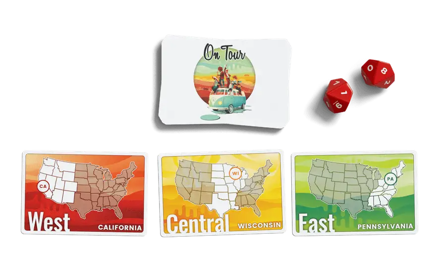 On Tour (EN) - Allplay - Board Games