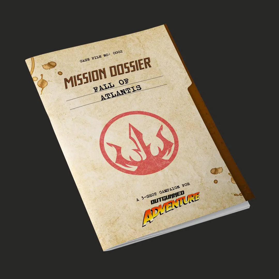 Outgunned RPG: Adventure - Mission Dossier - Fall of Atlantis (EN) - Free League Publishing - RolePlaying Games