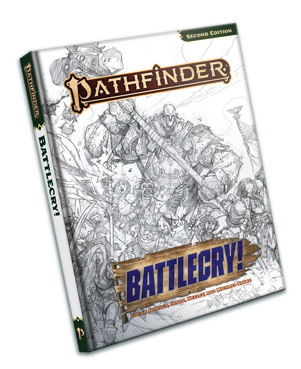 Pathfinder RPG: 2nd Edition - Sketch Cover - Battlecry (EN) - Paizo - Roleplaying Games