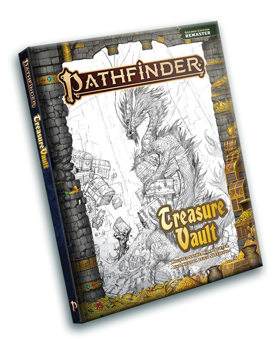 Pathfinder RPG: 2nd Editon - Remaster - Treasure Vault - Sketch Cover(EN) - Paizo - Roleplaying Games