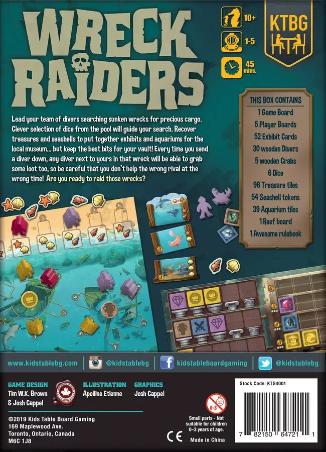 Wreck Raiders (EN) - Kids Table Board Gaming - Board Games