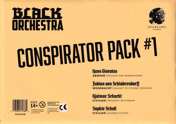 Black Orchestra: Conspirator Pack 1 (EN)