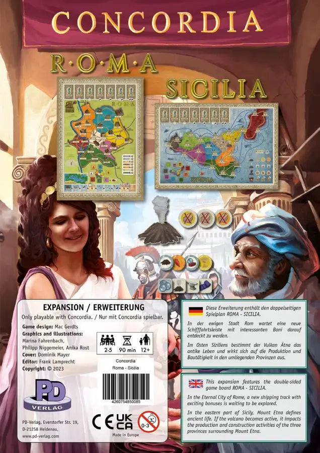 Concordia: Roma/Sicilia (EN/DE) - PD-Verlag - Board Games