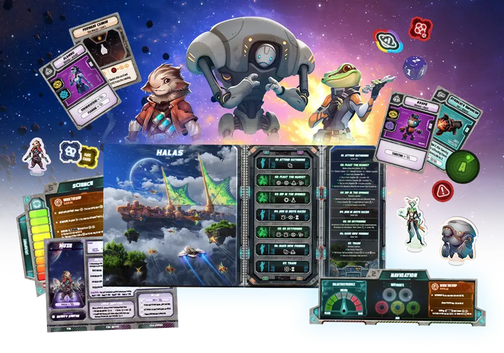 Wandering Galaxy: A Crossroads Game (EN) - Plaid Hat Games - Board Games