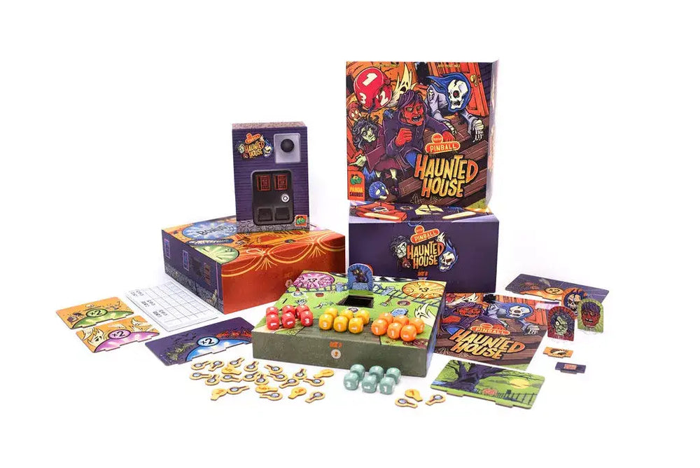 Boxtop Pinball: Haunted House (EN) - Pandasaurus Games - Board Games